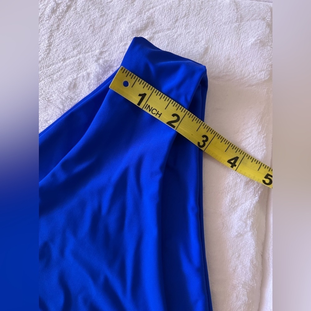NWOT Womens Two Piece High Waisted Bikini unbranded size XL blue - Picture 11 of 14